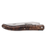 Laguiole en Aubrac Belle pièce 2026 - 12cm albizia hout - platines guillochées - plein manche