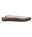 Laguiole en Aubrac Belle pièce 2026 - 12cm albizia hout - platines guillochées - plein manche