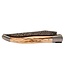 Laguiole en Aubrac Belle pièce 2026 - 12cm mammoetivoor korst - messing plaatjes - damast balbach