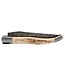 Laguiole en Aubrac Belle pièce 2026 - 12cm mammoetivoor korst - messing plaatjes - damast balbach