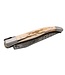 Laguiole en Aubrac Belle pièce 2026 - 12cm mammoetivoor korst - messing plaatjes - damast balbach