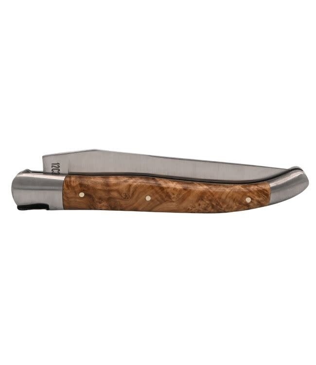 Laguiole en Aubrac Belle pièce 2026 - 12cm wortelhout van zwarte es
