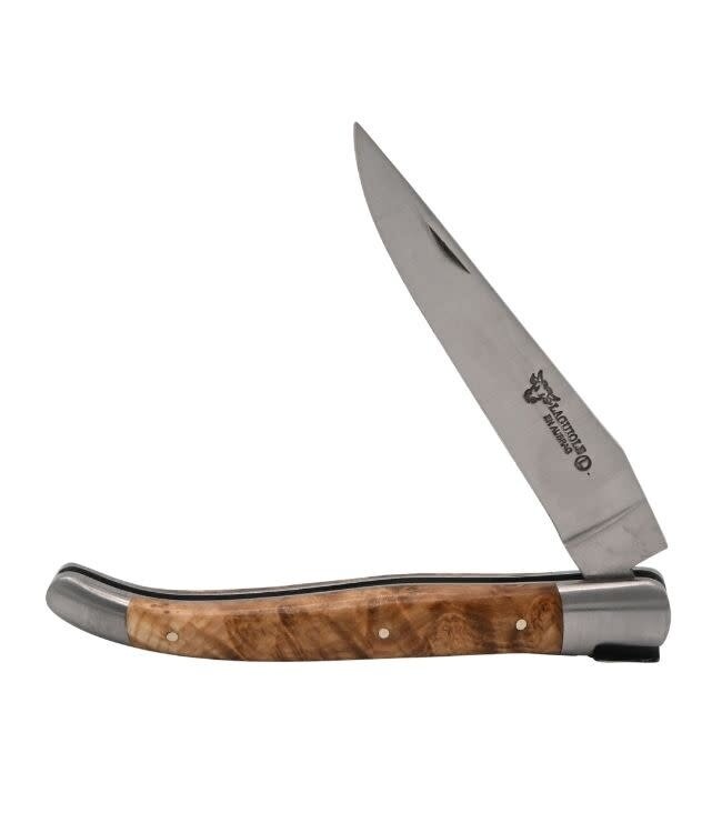 Laguiole en Aubrac Belle pièce 2026 - 12cm wortelhout van zwarte es