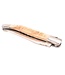 Laguiole en Aubrac 12cm - ramshoorn - platines guillochées - mat