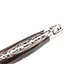 Laguiole en Aubrac 12cm buffel - platines guillochées - glanzend
