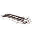 Laguiole en Aubrac 12cm buffel - platines guillochées - glanzend