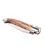 Laguiole en Aubrac #0015 12cm punthoorn - spiraal - double platines - glanzend