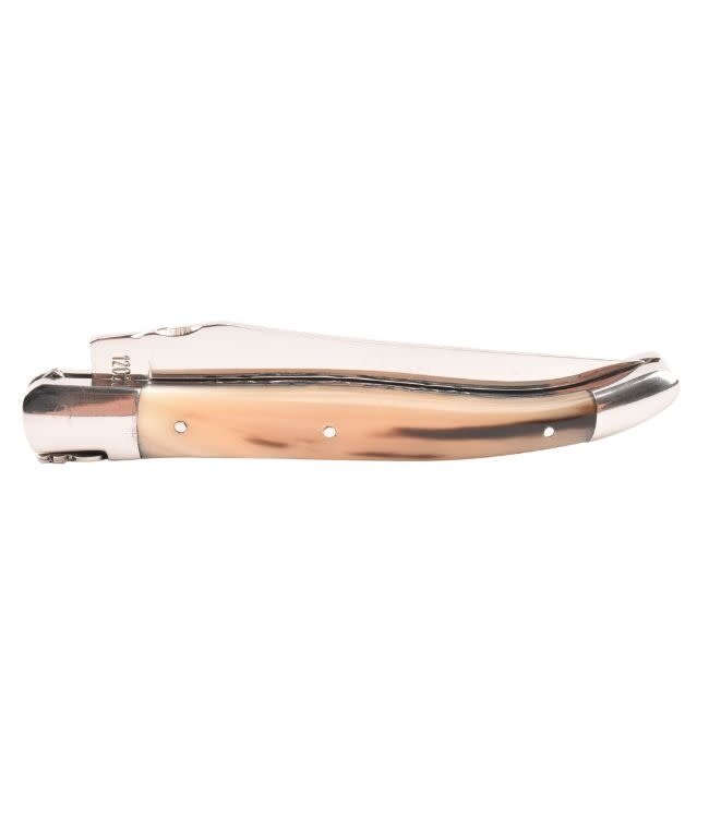 Laguiole en Aubrac #0017 12cm punthoorn - double platines - glanzend