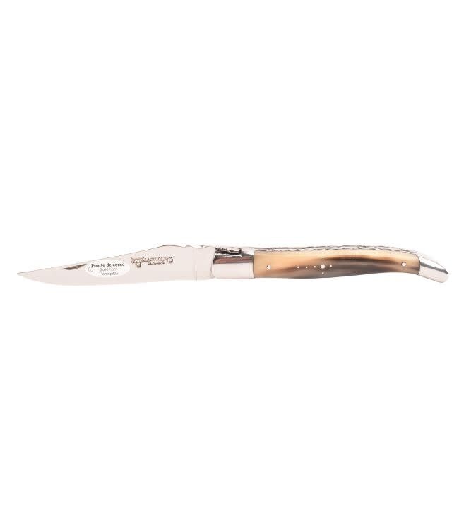 Laguiole en Aubrac #0017 12cm punthoorn - double platines - glanzend