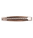 Laguiole en Aubrac #0018 12cm notelaar wortel - spiraal - double platines - mat