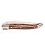 Laguiole en Aubrac #0018 12cm notelaar wortel - spiraal - double platines - mat