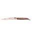 Laguiole en Aubrac #0018 12cm notelaar wortel - spiraal - double platines - mat