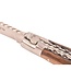Laguiole en Aubrac #0018 12cm notelaar wortel - spiraal - double platines - mat