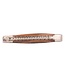 Laguiole en Aubrac #0019 12cm pistache - spiraal - double platines - mat