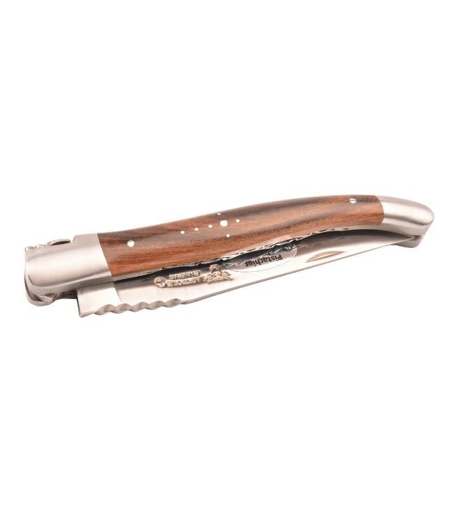 Laguiole en Aubrac #0019 12cm pistache - spiraal - double platines - mat