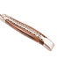 Laguiole en Aubrac #0019 12cm pistache - spiraal - double platines - mat