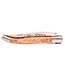 Laguiole en Aubrac #0014 12cm olijfhout - spiraal - double platines - mat