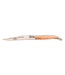 Laguiole en Aubrac #0014 12cm olijfhout - spiraal - double platines - mat