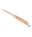 Laguiole en Aubrac #0014 12cm olijfhout - spiraal - double platines - mat