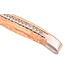 Laguiole en Aubrac #0014 12cm olijfhout - spiraal - double platines - mat