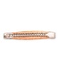 Laguiole en Aubrac #0014 12cm olijfhout - spiraal - double platines - mat