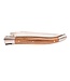Laguiole en Aubrac #0021 12cm pistache - platines guillochées - mat