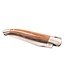 Laguiole en Aubrac #0021 12cm pistache - platines guillochées - mat