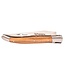 Laguiole en Aubrac #0021 12cm pistache - platines guillochées - mat