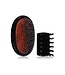 Mason Pearson haarborstel Military Popular 13cm (BN1M) - Bristle & Nylon - Dark Ruby - inclusief reinigingsborstel