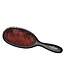 Mason Pearson haarborstel Popular 22,86cm (BN1) - Bristle & Nylon - Dark Ruby - inclusief reinigingsborstel