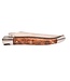 Laguiole en Aubrac #0013 12cm amboyna wortelhout - double platines - mat