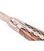 Laguiole en Aubrac #0016 12cm wortelnotenhout  - double platines - mat