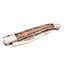 Laguiole en Aubrac #0016 12cm wortelnotenhout  - double platines - mat