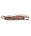 Laguiole en Aubrac #0016 12cm wortelnotenhout  - double platines - mat