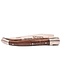 Laguiole en Aubrac 12cm palissander wortelhout - double platines - rode plaatjes - mat