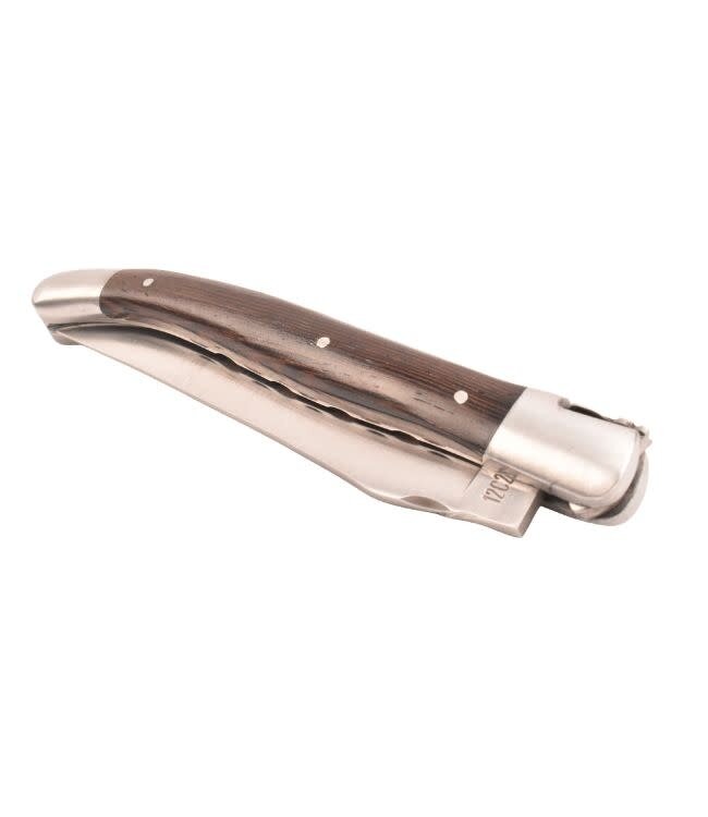 Laguiole en Aubrac #0022 12cm wenge - platines guillochées - mat