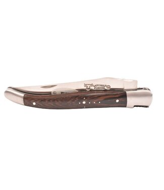 Laguiole en Aubrac #0022 12cm wenge - platines guillochées - mat