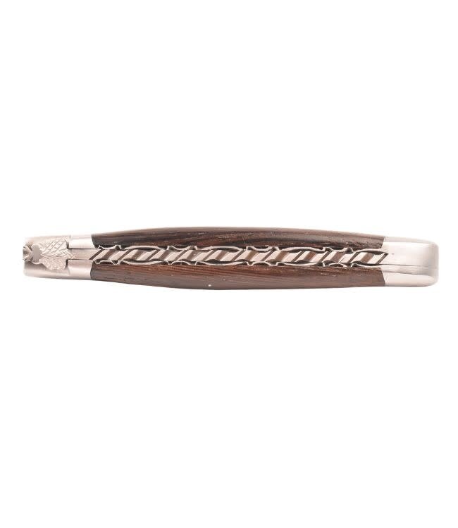 Laguiole en Aubrac #0022 12cm wenge - platines guillochées - mat