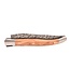 Laguiole en Aubrac 12cm olijfhout - double platines - damast