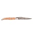 Laguiole en Aubrac 12cm olijfhout - double platines - damast