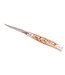 Laguiole en Aubrac 12cm olijfhout - double platines - damast
