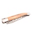 Laguiole en Aubrac 12cm olijfhout - double platines - damast