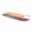 Laguiole en Aubrac 12cm olijfhout - double platines - damast