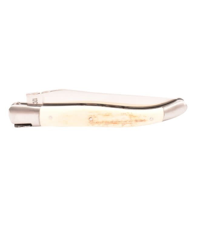 Laguiole en Aubrac 12cm mammoetivoor korst - double platines - mat
