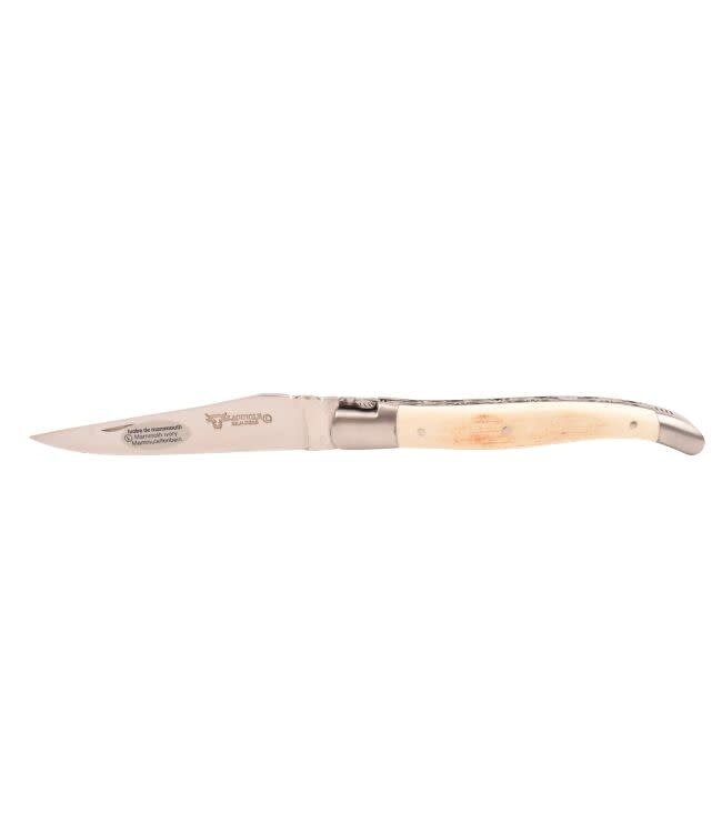 Laguiole en Aubrac 12cm mammoetivoor korst - double platines - mat