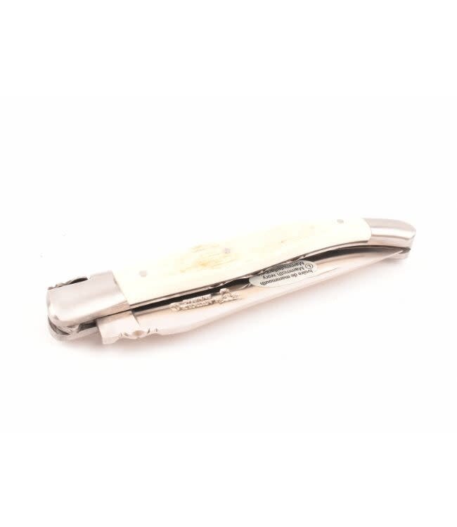 Laguiole en Aubrac 12cm mammoetivoor korst - double platines - mat