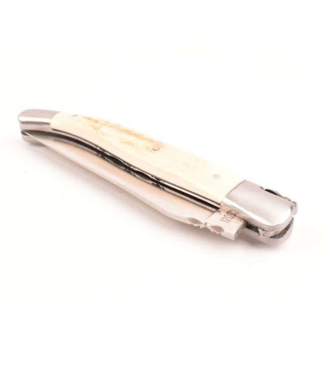 Laguiole en Aubrac 12cm mammoetivoor korst - double platines - mat