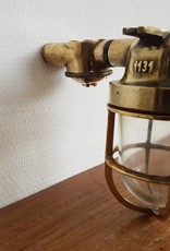 Oude messing scheepslamp