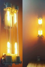 Industriele dubbele glazen tube lamp