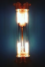 Industriele dubbele hanglamp wandlamp